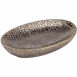 Ceramica di alta qualità con effetto materiale brillante. Dimensioni: L: 13,6 cm x A: 2 cm x P: 9,9 cm. Portasapone poco comu ...