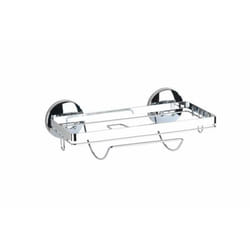 WENKO 5871100 Supporto per asciugamani di carta a parete Metallo Argento