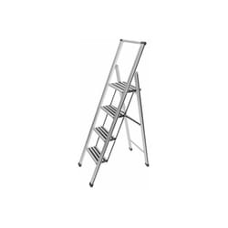Scala pieghevole in alluminio con 4 gradini di design - Wenko
