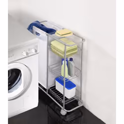 WENKO 12100100 mensola e scaffale per utensili Metallo Grigio, Bianco - Vista aggiuntiva 6