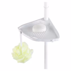 WENKO Compact mensola a muro per bagno Alluminio, Plastica - Vista aggiuntiva 4