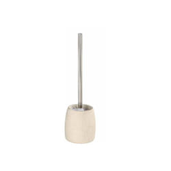 Spazzola wc Goa, Spazzola wc nera, Poliresina, ø 11,8 cmx38,5 cm, beige - Wenko