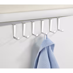 WENKO 4214062100 gancio di stoccaggio domestico Interno Gancio universale Acciaio inox 6 pz - Vista aggiuntiva 4