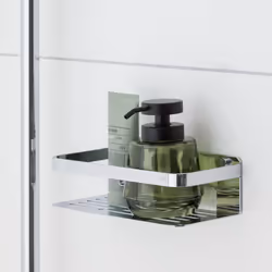 La mensola da bagno Caddy della Tiger è realizzata in elegante acciaio inossidabile lucido e costituisce il prodotto ideale p ...