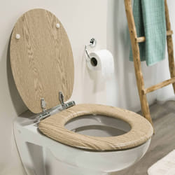 Tiger - Sedile wc a Chiusura Morbida Scaffold in mdf Marrone 252022546