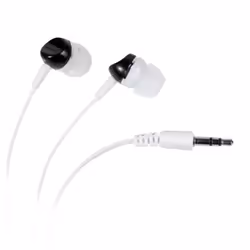 Vivanco Colour Buds, Cablato, 20 - 20000 Hz, MUSICA, 10,5 g, Cuffie, Nero, Bianco