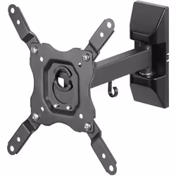 Vivanco BMO 6020, 109,2 cm (43"), 75 x 75 mm, 200 x 200 mm, -5 - 15°, -90 - 90°, Nero