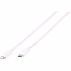 Vivanco LIGHTNVVUSBC12W, 1,2 m, Lightning, USB C, Maschio, Maschio, Bianco