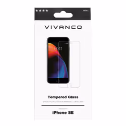 Vivanco SPGLASVVIPHSE Pellicola proteggischermo trasparente Apple 1 pz