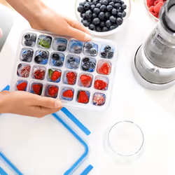 EMSA 514549 recipiente per cibo Vaschetta per ghiaccio Blu, Trasparente 1 pz - Vista aggiuntiva 4
