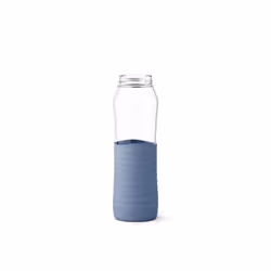 EMSA KW DRINK2GO N31002 Uso quotidiano 700 ml Vetro Blu, Trasparente
