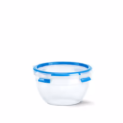 EMSA CLIP & CLOSE N10116 Rotondo Contenitore 2,6 L Blu, Trasparente 2 pz