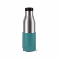EMSA Bludrop Sleeve N3110600, 500 ml, Uso quotidiano, Verde, Acciaio inox, Acciaio inox, 12 h, 6 h