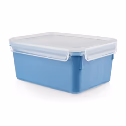 EMSA Clip & Close, Scatola, Rettangolare, 2,2 L, Blu, Polipropilene (PP), Elastomero Termoplastico (TPE), Germania