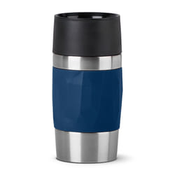 EMSA Travel Mug Compact 300 ml Blu, Acciaio inox