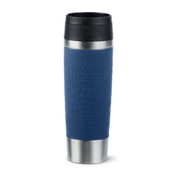 EMSA Travel Mug Classic N2022100 tazza da viaggio 500 ml Nero, Blu, Acciaio inox Acciaio inox