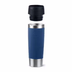 EMSA Travel Mug Classic N2022100 tazza da viaggio 500 ml Nero, Blu, Acciaio inox Acciaio inox