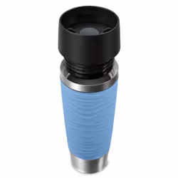 EMSA Travel Mug Waves Grande 500 ml Blu, Acciaio inox
