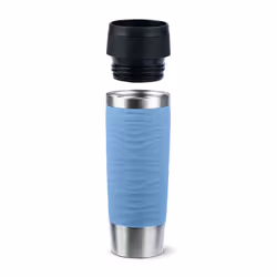 EMSA Travel Mug Waves Grande 500 ml Blu, Acciaio inox
