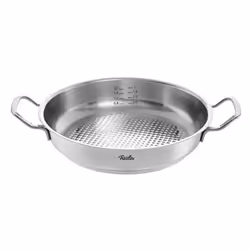 Fissler 084-388-28-100/0, Rotondo, Serving pan, Acciaio inox, 230 °C, Acciaio inox, 3 L