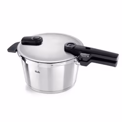 Fissler Vitaquick Premium, 4,5 L, Ceramica, Gas, Induzione, Acciaio inox, 22 cm, Acciaio inox, Rimovibile