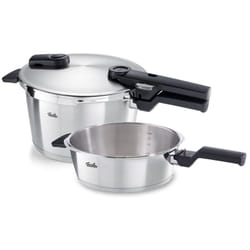 Fissler - 602-410-11-000/0 Set di pentole a Pressione, Acciaio Inossidabile