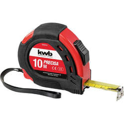 KWB - 060810 Metro a nastro 10 m Acciaio, Plastica