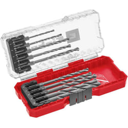 Einhell - 108743 Acciaio per utensili Kit punte per pietra 10 parti 3 mm, 4 mm, 5 mm, 6 mm, 7 mm, 8 mm, 9 mm, 10 mm 1 kit