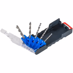 KWB Einhell 49109115 Set 5 Punte Elicoidali HSS Per Acciaio Ø3/4/5/6/8mm HSS, a norma DIN 338, taglio destrorso, tipo N, spir ...