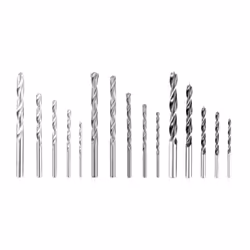 Il Set Punte per Trapano KWB include 15 punte suddivise in gruppi da 5 per legno, pietra e metallo, rendendolo ideale per lav ...