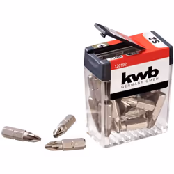Dettagli tecnici Dimensione (Cacciavite) PZ 2 Dimensione del prodotto, lunghezza 25 mm Forza 1/4" (6.3 mm) Materiale Acciaio  ...