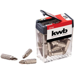 kwb 120192 Inserto a Croce PZ 2 Acciaio 25 pz.