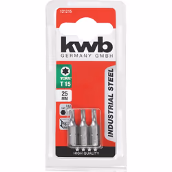 kwb 121207 punta per cacciavite 3 pz