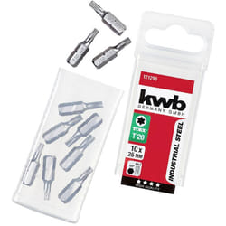 KWB - 121295 Inserto tx t 20 Acciaio c 6.3 10 pz.