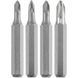 KWB - Bit-Set 28 -mm PZ-000, PZ-00, Pz-0, PZ-1 Micro-Bit per meccanica fine (gambo 4-mm, acciaio Tq 60, con striscia di tenuta, per porta micro-bit)