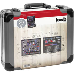 KWB - 370740 Valigetta porta utensili con contenuto 51 parti
