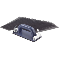 kwb Set di levigatrici manuali - 11 pezzi incl. blocco di levigatura con guarnizione di bloccaggio e griglia di levigatura 93 mm x 230 mm (10 pezzi)