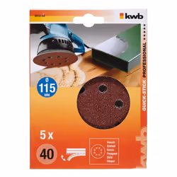 kwb 491804 accessorio per levigatrici 5 pz Disco abrasivo