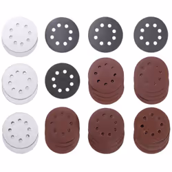 Dettagli tecnici Dimensione, Ø 115 mm kwb 491885 Carta abrasiva / set di dischi abrasivi 30-tlg, Ø 115 mm, forati, per macchi ...