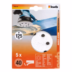 kwb 495904 accessorio per levigatrici 5 pz Disco abrasivo