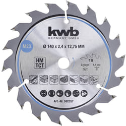 582357 Lama circolare in metallo duro 140 x 12.75 mm 1 pz. - KWB