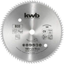KWB - 583311 Lama circolare 150 x 16 mm 1 pz.