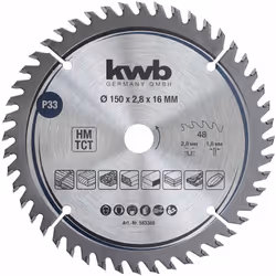 TCT SAWBL.FINE 150x16 48T
