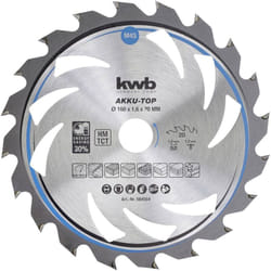 KWB - 584554 Lama circolare in metallo duro 160 x 20 x 1.0 mm Numero di denti: 20 1 pz.