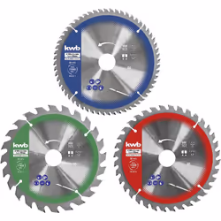 Attrezzata da zero. Questi set di 3 lame circolari sono l'attrezzatura di base ideale per la sega circolare. Ogni set contien ...
