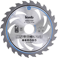 KWB - ler-po 100KA-FI 585554 Lama circolare in metallo duro 173 x 30 x 1.2 mm Numero di denti: 24 1 pz.