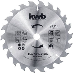 KWB - 586159 Lama circolare 184 x 16 mm 1 pz.