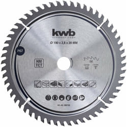 KWB - 586768 Lama circolare in metallo duro 190 x 20 mm 1 pz.