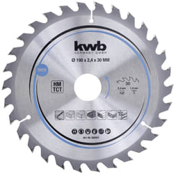 KWB - 586957 Lama circolare in metallo duro 190 x 30 mm 1 pz.