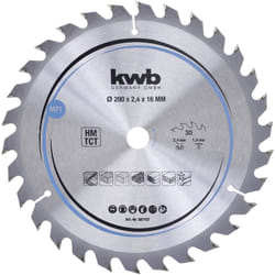 KWB - 587157 Lama circolare in metallo duro 200 x 16 mm 1 pz.